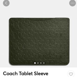 Coach Tablet Sleeve